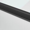 vidaXL Εσωτερική Πόρτα Μαύρη 76x201,5 εκ. Ψημένο Γυαλί και Αλουμίνιο