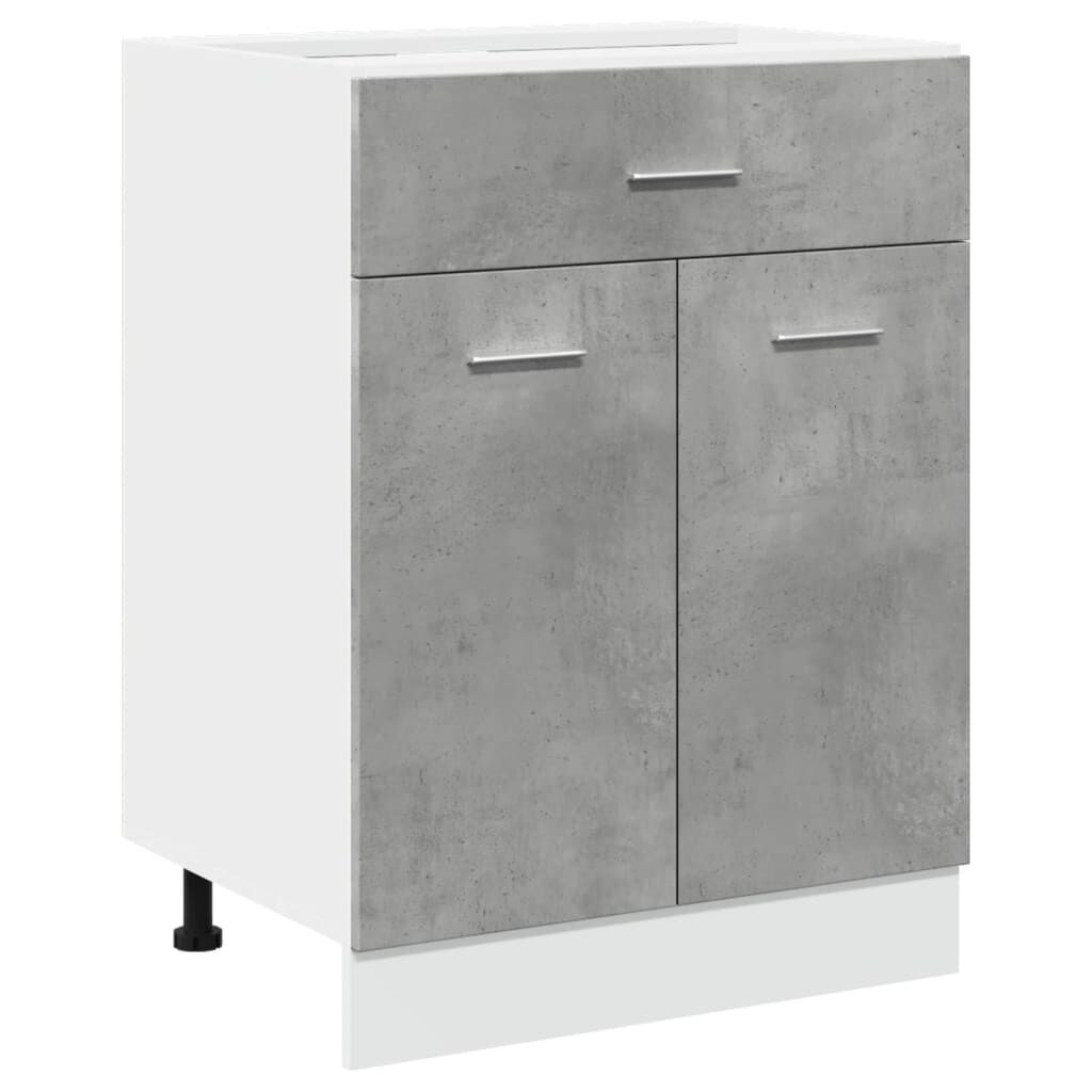 vidaXL Ντουλάπι με Συρτάρι Lyon Γκρι Σκυροδέματος 60x46x81,5 εκ