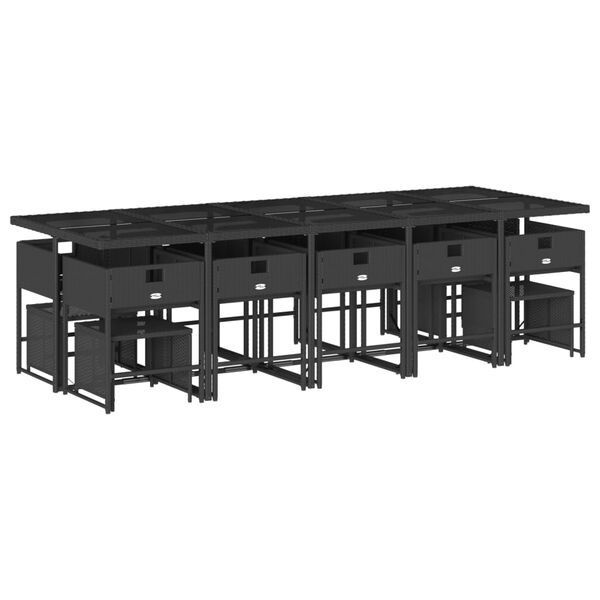 vidaXL &Sigma;&epsilon;&tau; &Tau;&rho;&alpha;&pi;&epsilon;&zeta;&alpha;&rho;ί&alpha;&sigmaf; &Kappa;ή&pi;&omicron;&upsilon; 15 &tau;&epsilon;&mu; &Mu;&alpha;ύ&rho;&omicron; &alpha;&pi;ό &Sigma;&upsilon;&nu;&theta;. &Rho;&alpha;&tau;ά&nu; &mu;&epsilon; &Mu;&alpha;&xi;&iota;&lambda;ά&rho;&iota;&alpha;