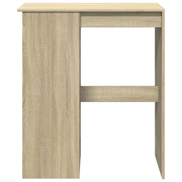 vidaXL Τραπέζι Μπαρ με Ράγες Sonoma Δρυς 90x47,5x103,5εκ Επεξεργ. Ξύλο