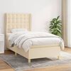 vidaXL &Kappa;&rho;&epsilon;&beta;ά&tau;&iota; Boxspring &mu;&epsilon; &Sigma;&tau;&rho;ώ&mu;&alpha; &Kappa;&rho;&epsilon;&mu; 90x200 &epsilon;&kappa;.&Upsilon;&phi;&alpha;&sigma;&mu;ά&tau;&iota;&nu;&omicron;