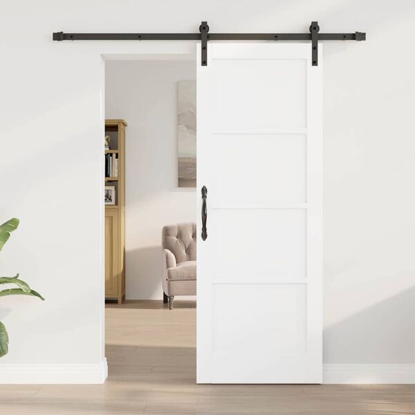 vidaXL &Sigma;&upsilon;&rho;ό&mu;&epsilon;&nu;&eta; &Pi;ό&rho;&tau;&alpha; &Lambda;&epsilon;&upsilon;&kappa;ό &kappa;&alpha;&iota; &Mu;&alpha;ύ&rho;&omicron; 73,5 x 198,5 &epsilon;&kappa;.