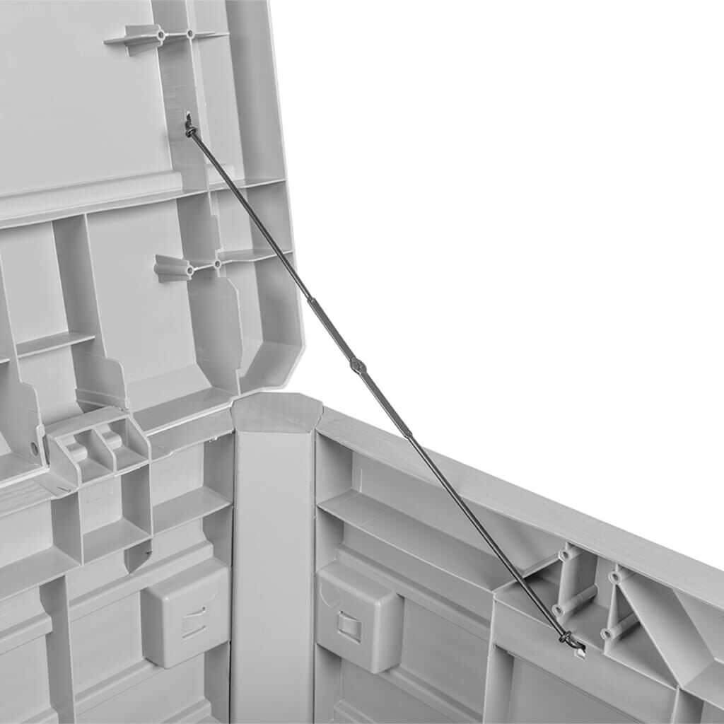 vidaXL Κουτί Μαξιλαριών Εξ Χώρου Γκρι 73x50,5x46,5 εκ Πολυπροπυλένιο