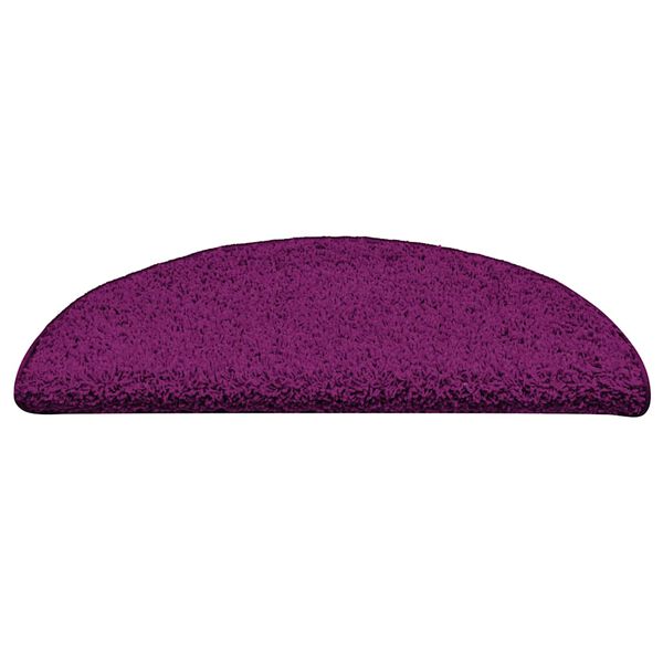 vidaXL Πατάκια Σκαλιών 30 τεμ. Ροζ Ημίστρογγυλά 56x17x3 εκ.