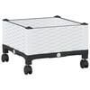 vidaXL &Kappa;ή&pi;&omicron;&sigmaf; &Gamma;&lambda;&alpha;&sigma;&tau;&rho;ά&kappa;&iota; &mu;&epsilon; &Rho;&omicron;&delta;ά&kappa;&iota;&alpha; &Lambda;&epsilon;&upsilon;&kappa;ό 40 x 40 x 33 cm PP