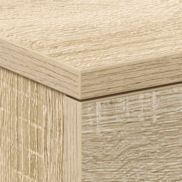 vidaXL Κομοδίνα 2 τεμ. Χρώμα Sonoma Δρυς 38x35x56 εκ. από Επεξ. Ξύλο