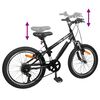 vidaXL Kids Mountain Bike 20 ί&nu;&tau;&sigma;&epsilon;&sigmaf; 6-Speed &gamma;&iota;&alpha; &pi;&alpha;&iota;&delta;&iota;ά 5-8 &epsilon;&tau;ώ&nu; &Mu;&alpha;ύ&rho;&omicron;