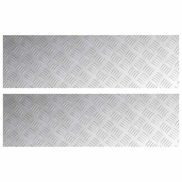 vidaXL &Sigma;&kappa;&alpha;&lambda;&omicron;&pi;ά&tau;&iota; &Omicron;&rho;&theta;&omicron;&gamma;ώ&nu;&iota;&omicron;&sigmaf; 2 pcs &Alpha;&sigma;&eta;&mu;ί 100 x 30 cm &Alpha;&lambda;&omicron;&upsilon;&mu;ί&nu;&iota;&omicron;