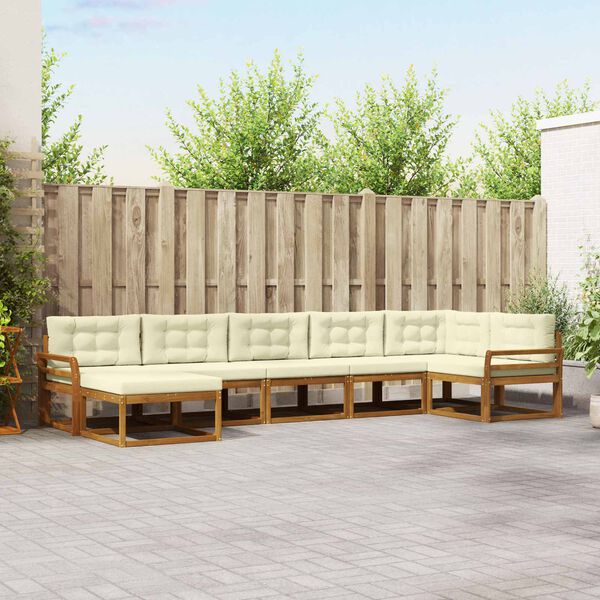 vidaXL &Sigma;&epsilon;&iota;&rho;ά &Kappa;&alpha;&nu;&alpha;&pi;έ &Epsilon;&xi;&omega;&tau;&epsilon;&rho;&iota;&kappa;&omicron;ύ &mu;&epsilon; &mu;&alpha;&xi;&iota;&lambda;ά&rho;&iota; 7 pcs &Phi;&upsilon;&sigma;&iota;&kappa;ό &kappa;&alpha;&iota; &Kappa;&rho;έ&mu;&alpha;