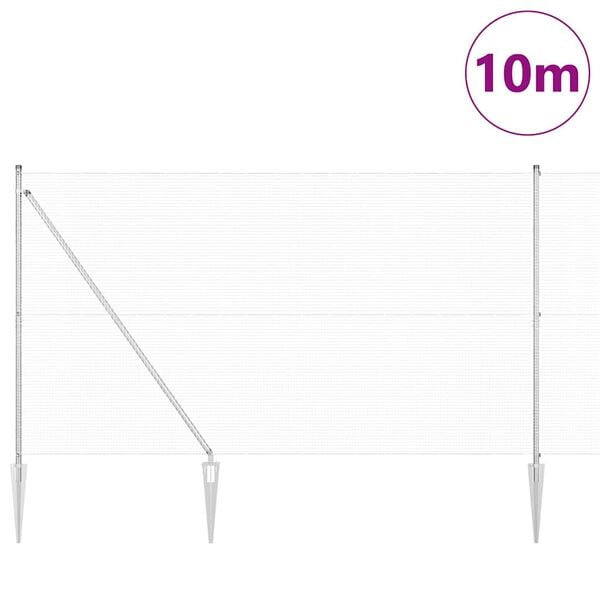 vidaXL &Sigma;&tau;ύ&lambda;&omicron;&sigmaf; &Pi;&epsilon;&rho;&iota;&phi;&rho;ά&xi;&epsilon;&omega;&nu; &Alpha;&sigma;&eta;&mu;ί 10 x 1,6 &mu; (16 x 16 &chi;&iota;&lambda;&iota;&omicron;&sigma;&tau;ά &pi;&lambda;έ&gamma;&mu;&alpha;)