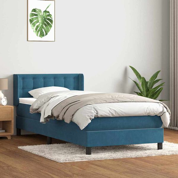 vidaXL &Kappa;&rho;&epsilon;&beta;ά&tau;&iota; Boxspring &mu;&epsilon; &Sigma;&tau;&rho;ώ&mu;&alpha; &Sigma;&kappa;&omicron;ύ&rho;&omicron; &Mu;&pi;&lambda;&epsilon; 100x210 &epsilon;&kappa;. &Beta;&epsilon;&lambda;&omicron;ύ&delta;&iota;&nu;&omicron;