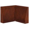 vidaXL &Tau;&omicron;ί&chi;&omicron;&sigmaf; &Sigma;&tau;ή&rho;&iota;&xi;&eta;&sigmaf; 50 x 50 x 50 cm &Alpha;&tau;&sigma;ά&lambda;&iota; &Sigma;&kappa;&lambda;&eta;&rho;&upsilon;&theta;έ&nu; &sigma;&tau;&omicron;&nu; &Alpha;έ&rho;&alpha;