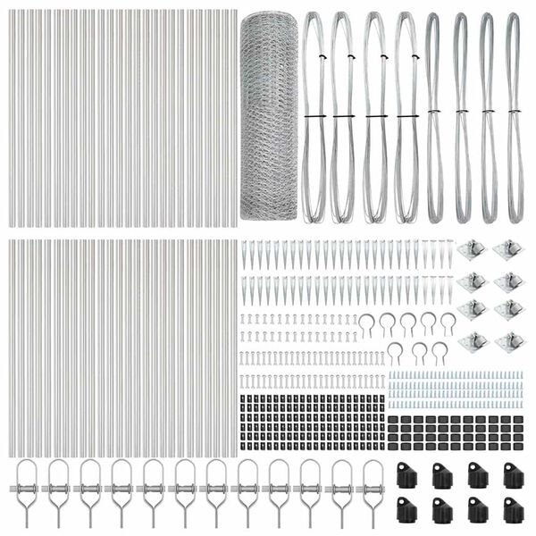 vidaXL &Sigma;&tau;ύ&lambda;&omicron;&sigmaf; &Pi;&epsilon;&rho;&iota;&phi;&rho;ά&xi;&epsilon;&omega;&nu; &Alpha;&sigma;&eta;&mu;ί 100 x 0,6 &mu; (25 mm &pi;&lambda;έ&gamma;&mu;&alpha;) &Alpha;&tau;&sigma;ά&lambda;&iota;