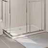 vidaXL Βάση Ντουζιέρας Ορθογώνια Λευκή 80 x 120 εκ. από ABS