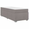 vidaXL Σκελετός Κρεβατιού Taupe 80 x 200 cm ύφασμα