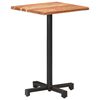 vidaXL Τραπέζι Bistro Live Edge 50x50x75 εκ. από Μασίφ Ξύλο Ακακίας