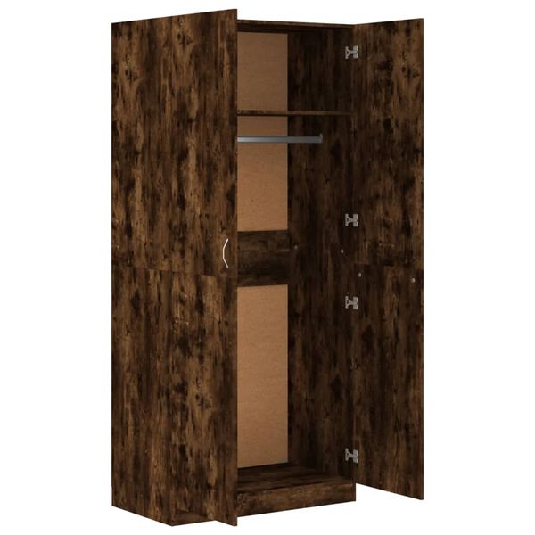 vidaXL Ντουλάπα Καπνιστή Δρυς 90 x 52 x 200 εκ. από Επεξεργασμένο Ξύλο