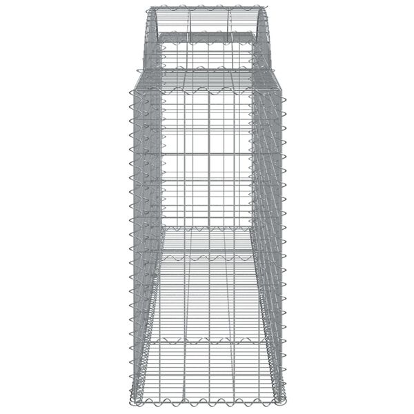 vidaXL Συρματοκιβώτια Τοξωτά 11 τεμ. 300x50x100/120 εκ. Γαλβαν. Ατσάλι