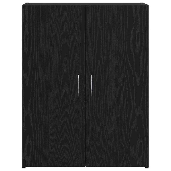 vidaXL Γραφείο Ντουλάπι Μαύρη δρυς 60 x 32 x 77.5 Επεξεργασμένο ξύλο