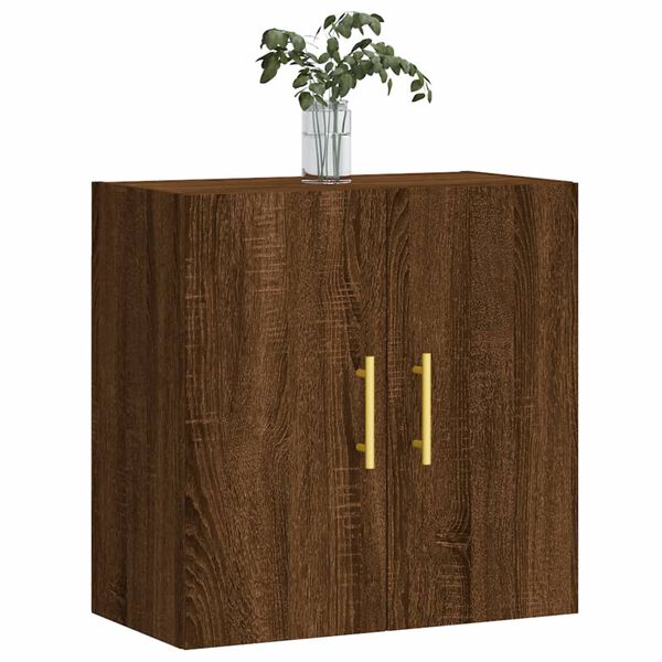 vidaXL Ντουλάπι Τοίχου Καφέ Δρυς 60 x 31 x 60 εκ. Επεξεργασμένο Ξύλο