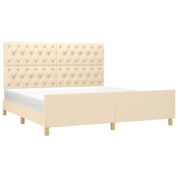 vidaXL &Sigma;&kappa;&epsilon;&lambda;&epsilon;&tau;ό&sigmaf; &Kappa;&rho;&epsilon;&beta;&alpha;&tau;&iota;&omicron;ύ &Chi;&omega;&rho;ί&sigmaf; &Sigma;&tau;&rho;ώ&mu;&alpha; &Kappa;&rho;&epsilon;&mu; 160x200 &epsilon;&kappa;. &Upsilon;&phi;&alpha;&sigma;&mu;ά&tau;&iota;&nu;&omicron;