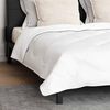 vidaXL Σετ Κουβέρτας με μαξιλάρι 3 pcs Λευκό 240 x 220 cm Μικροΐνες