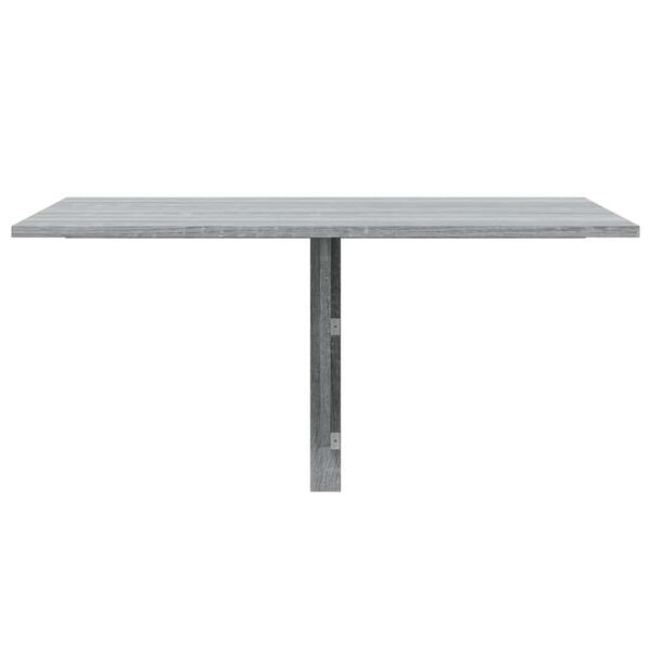 vidaXL Τραπέζι Τοίχου Πτυσσόμενο Γκρι Sonoma 10x60x56 εκ. Επεξ. Ξύλο