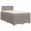 vidaXL &Kappa;&rho;&epsilon;&beta;ά&tau;&iota; box spring &mu;&epsilon; &sigma;&tau;&rho;ώ&mu;&alpha; Taupe 120 x 190 cm Ύ&phi;&alpha;&sigma;&mu;&alpha;