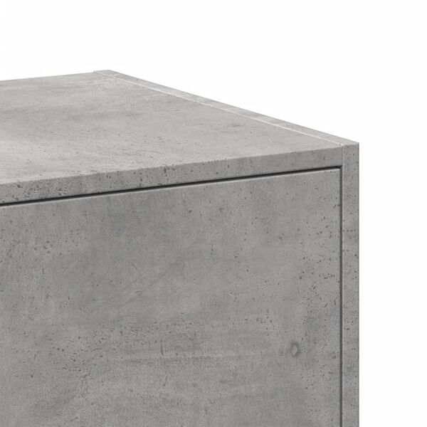 vidaXL Συρταριέρα Γενικής Χρήσης Γκρι Σκυρ. 40x41x174,5 εκ. Επεξ. Ξύλο