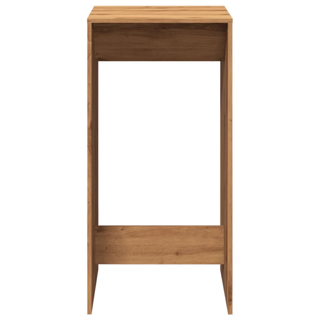 vidaXL Τραπέζι Μπαρ Αρτισιανή Δρυς 51x50x103,5 εκ. Επεξ. Ξύλο