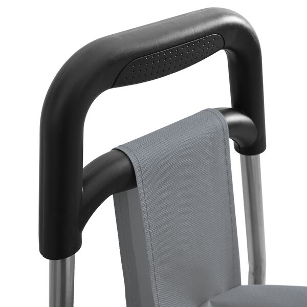 vidaXL Καρότσι Αγορών Γκρι 35 x 28 x 92 εκ. Ύφασμα Oxford