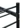 vidaXL Πλαίσιο Κρεβατιού Μαύρο 90 x 200 εκ. Μεταλλικό