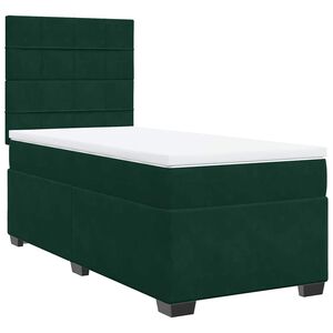 vidaXL &Kappa;&rho;&epsilon;&beta;ά&tau;&iota; Boxspring &mu;&epsilon; &Sigma;&tau;&rho;ώ&mu;&alpha; &Sigma;&kappa;&omicron;ύ&rho;&omicron; &Pi;&rho;ά&sigma;&iota;&nu;&omicron; 100x200&epsilon;&kappa;. &Beta;&epsilon;&lambda;&omicron;ύ&delta;&iota;&nu;&omicron;