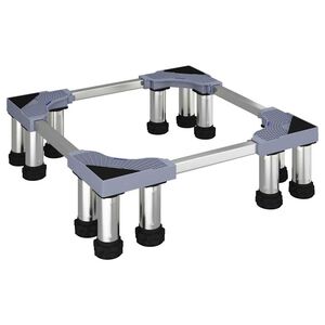 vidaXL Βάση πλυντηρίου ρούχων Γκρι 67 x 67 x 21.5 εκ Μέταλλο