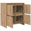 vidaXL Πλαϊνό γραφείο Artisan Oak 70 x 41 x 75 εκ. Επεξεργασμένο ξύλο