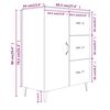 vidaXL Ντουλάπι Καπνιστή Δρυς 69,5 x 34 x 90 εκ. Επεξεργασμένο Ξύλο