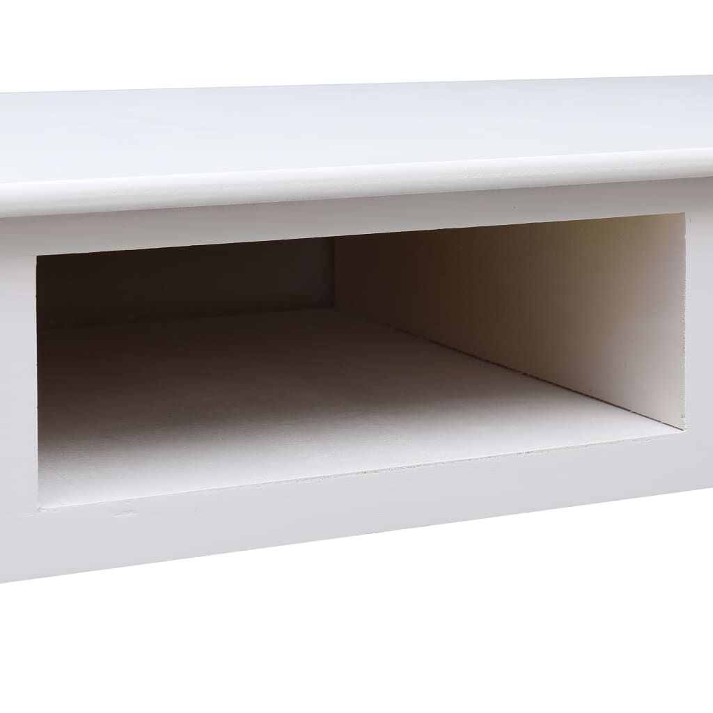 vidaXL Γραφείο Λευκό 110 x 45 x 76 εκ. Ξύλινο