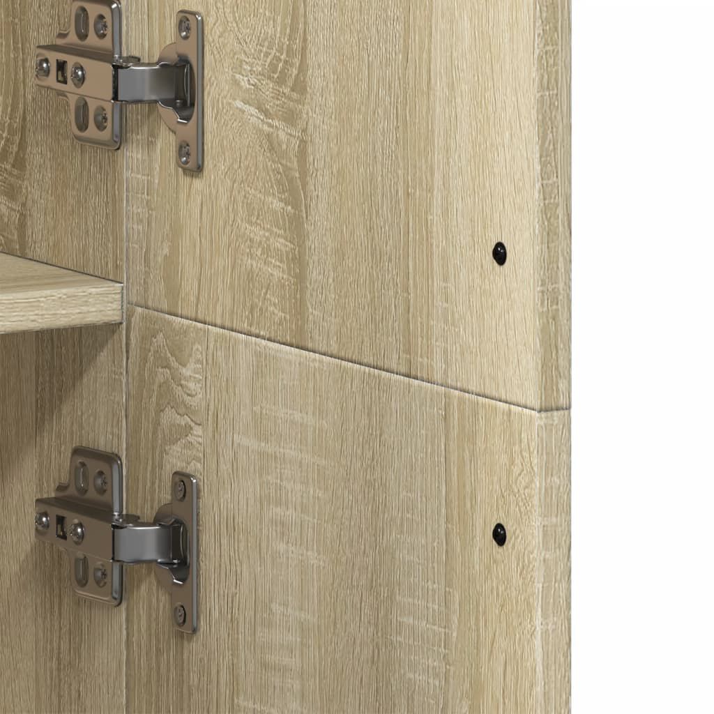 vidaXL Ντουλάπι Sonoma Δρυς 70x35x180 εκ. από Επεξεργασμένο Ξύλο