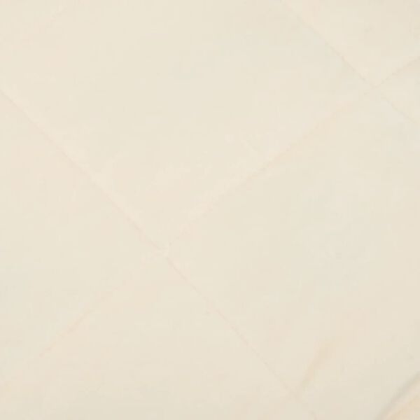 vidaXL Κουβέρτα Βαρύτητας Ανοιχτό Κρεμ 120 x 180 εκ. 5 κ. Υφασμάτινη