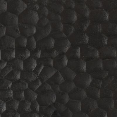 vidaXL Κομοδίνο Μαύρο 50 x 33 x 60 εκ. από Μασίφ Ξύλο Μάνγκο