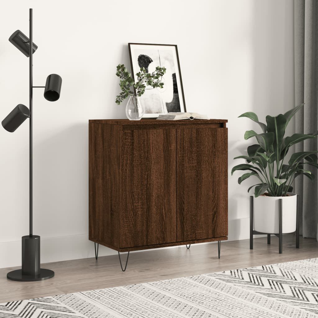 vidaXL Μπουφές Καφέ Δρυς 60x35x70 εκ. από Επεξεργασμένο Ξύλο
