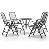 vidaXL &Sigma;&epsilon;&tau; &Tau;&rho;&alpha;&pi;&epsilon;&zeta;&alpha;&rho;ί&alpha;&sigmaf; &Kappa;ή&pi;&omicron;&upsilon; 5 &tau;&epsilon;&mu;. &Alpha;&nu;&theta;&rho;&alpha;&kappa;ί &Epsilon;&kappa;&tau;&epsilon;&tau;&alpha;&mu;έ&nu;&omicron; &Mu;&epsilon;&tau;&alpha;&lambda;&lambda;. &Pi;&lambda;έ&gamma;&mu;&alpha;