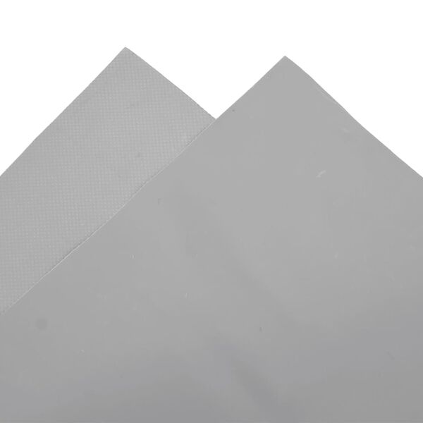 vidaXL Μουσαμάς Γκρι 5 x 6 μ. 650 γρ./μ²
