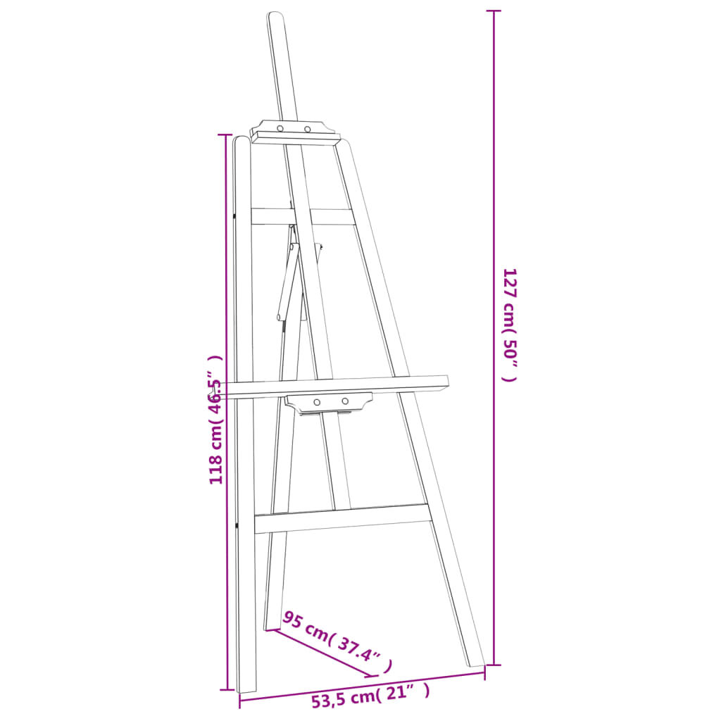 vidaXL Καβαλέτο Επιδαπέδιο 53,5 x 95 x 127 εκ. από Μασίφ Ξύλο Πεύκου