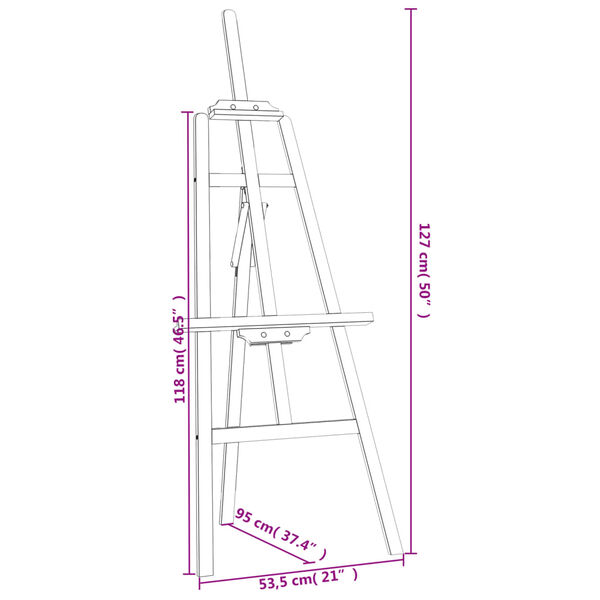 vidaXL Καβαλέτο Επιδαπέδιο 53,5 x 95 x 127 εκ. από Μασίφ Ξύλο Πεύκου