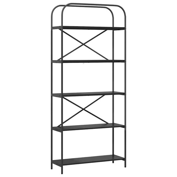 vidaXL &Rho;ά&phi;&iota; &Beta;&iota;&beta;&lambda;ί&omega;&nu; &Mu;&alpha;ύ&rho;&eta; &Omicron;&xi;&upsilon;ά 80 x 30 x 183 &epsilon;&kappa; &Epsilon;&pi;&epsilon;&xi;&epsilon;&rho;&gamma;&alpha;&sigma;&mu;έ&nu;&omicron; &xi;ύ&lambda;&omicron;