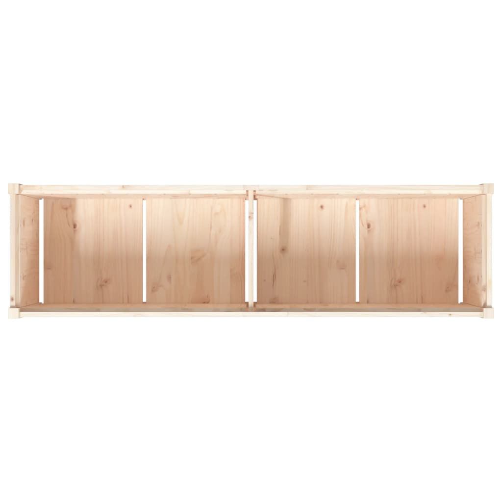 vidaXL Ζαρντινιέρα 180 x 50 x 50 εκ. από Μασίφ Ξύλο Πεύκου