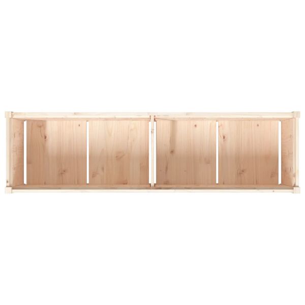 vidaXL Ζαρντινιέρα 180 x 50 x 50 εκ. από Μασίφ Ξύλο Πεύκου
