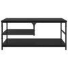 vidaXL Τραπεζάκι σαλονιού Μαύρη Οξυά 90 x 49 x 40 εκ
