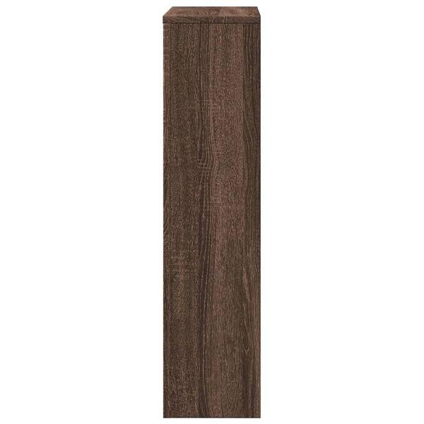 vidaXL Κάλυμμα Καλοριφέρ Καφέ Δρυς 78x20x82 εκ. Επεξεργασμένο Ξύλο